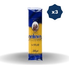 Nuh'un Ankara Ankara Makarna Ince Spaghetti 500 gr - (3 Adet)