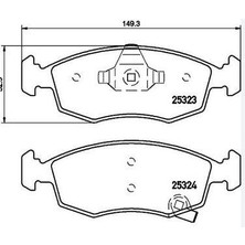 Ölmez Oto Yedek Parça Dısk Balata Fıat Panda 2012 --- On GDB1921
