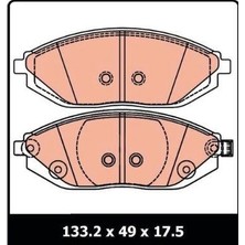 Ölmez Oto Yedek Parça Dısk Balata Chevrolet Spark 2010 -- On GDB4606