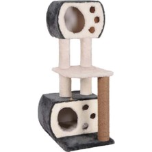 Feyza Design Geniş Platformlu Kedi Evi ve Tırmalama Ağacı, Rahat ve Eğlenceli Alan