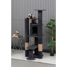 Feyza Design Yıkanabilir Kedi Tırmalama ve Oyun Evi, Eğlenceli ve Konforlu Tasarım