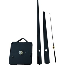 Sessiz 18MM Şaft Saat Mekanizması, 3D Uyumlu, Gümüş Renk