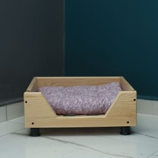 Feyza Design El Yapımı Doğal Ahşap Kedi Evi ve Yuvası, Şık ve Konforlu Tasarım