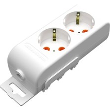 Mutlusan Ikili Grup Priz Topraklı Kablosuz Çoçuk Korumalı Kablosuz