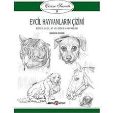Storemax Evcil Hayvanların Çizimi - Çizim Sanatı 9: Köpek, Kedi, At ve Diğer Hayvanlar