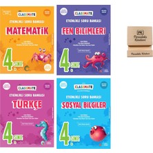 Okyanus Yayınları Okyanus 4. Sınıf Classmate Matematik Fen Türkçe ve Sosyal Etkinlikli Soru Bankası 4lü Set + Ts