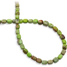 Varasit Doğal Taş Hardal Dikdörtgen Kesim 6X7MM Dizi