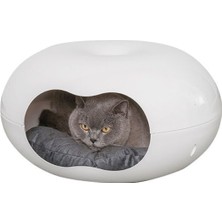 Feyza Design Renkli Kedi Evi 49X49X27 Cm, Konforlu ve Şık Tasarım