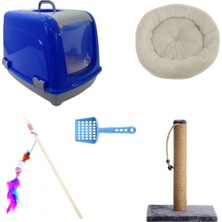 Feyza Design Eko Kedi Başlangıç Seti, Mavi, 5 Parça, Güzel ve Sağlıklı Oyunlar