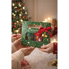 Özgün Kitchen Home Yılbasına Ozel Hediyelik Kutu Icerısınde Karısık Renkli Yılbası Mumu-Dekorasyon Mum