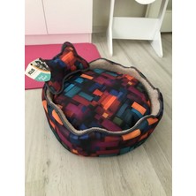 Feyza Design Yumuşak ve Konforlu 50CM Kedi Yatağı, Rahat Uyku Alanı