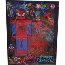 Hopinip Minecraft Dev Spider-Man Figür ve Aksesuarları  - 1999 (Lisinya)