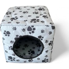 Feyza Design Konforlu ve Şık Üç Fonksiyonlu Kedi Yatağı, Rahat Uyku Alanı