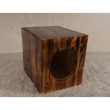 Feyza Design El Yapımı Ahşap Kedi Evi, Şık ve Dayanıklı Tasarım
