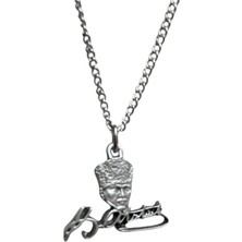 Kemal Atatürk Imzası ve Başkomutan Büstü Kolye – Şıklık, Saygı