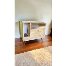 Feyza Design Pratik ve Hijyenik Kapalı Kedi Tuvaleti, Rahat Kullanım Kolaylığıyla