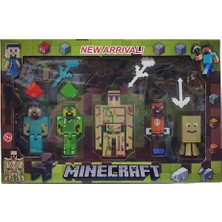 Hopinip Minecraft 5 Li Figür ve Aksesuarları - 1994 (Lisinya)