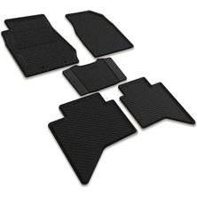 Image Isuzu D Max Pick-Up (2012 - 2020) 3D Havuzlu Kauçuk Oto Paspas Siyah