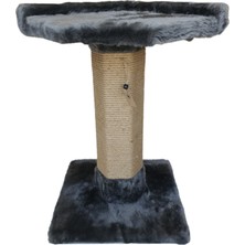 Feyza Design Hexagonal Kedi Yatağı, Antrasit, Konforlu ve Şık Ev Dekorasyonu