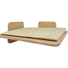 Feyza Design Şık 43X43 cm Duvar Köşe Rafı, Modern ve Fonksiyonel Tasarım