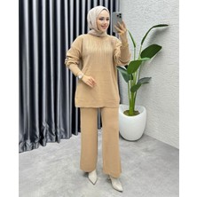 Golda Dress Kadın Bordo Standart Ikili Takım