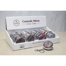 S'82 Taşlı El Aynası Anahtarlık Model 10