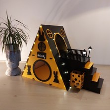 Feyza Design Rahat ve Eğlenceli Tavşanlar Için Bungalov Oyun Alanı