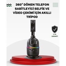 Flamex Sosyal Medya Içerikleri Için Otomatik Yüz Takipli 360° Döner Gimbal Stand