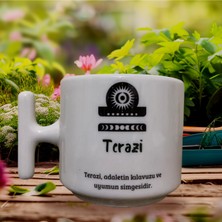 Game Fruy "terazi" Burcu Çift Taraf Baskılı Kupa- Seramik Çay, Kahve Hediyelik Bardağı