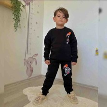 Mizacen Erkek Çocuk Siyah Eşofman Takımı