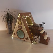 Feyza Design Rahat ve Şık Kedi Evi, Oyun ve Dinlenme Alanı, Güvenli Tasarım