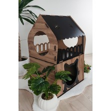 Feyza Design Teraslı Dekoratif Kedi Evi, Konfor ve Şıklık Bir Arada