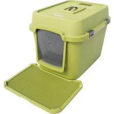 Feyza Design Yeşil Büyük Boy Taşıma Kafesi, Güçlü ve Kullanışlı Taşıma Çözümü