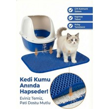 Feyza Design Rahat ve Şık 50X50 cm Kedi Yatağı, Konforlu Uyku Alanı