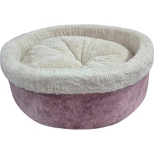 Feyza Design Yumuşak ve Konforlu 50 cm Evcil Hayvan Yatağı, Rahat Uyku Için Ideal