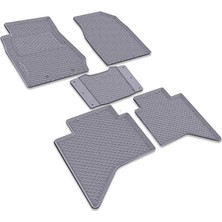 Image Isuzu D Max Pick-Up (2012 - 2020) 3D Havuzlu Kauçuk Oto Paspas Gri