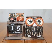 S'82 Ahşap Baykuş Takvim