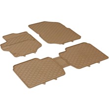 Image Peugeot 301 Sedan (2012 ve Sonrası) Kauçuk Oto Paspas Bej