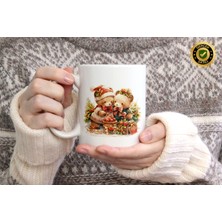 Willow Store Sevimli Ayıcık  2 Figürlü Porselen Kupa Bardak,şık ve Kaliteli Baskı,hediyelik