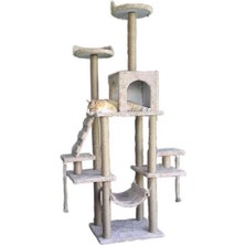 Feyza Design Lüks Kedi Tırmalama Yuvası ve Oyun Platformu, Konfor ve Eğlence Için Ideal