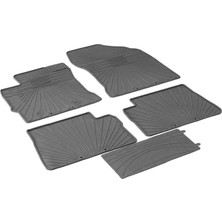 Image Toyota Corolla E170 Sedan (2013 - 2018) Kauçuk Oto Paspas Gri