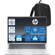 Hp Elitebook 8 G1I Intel® Core Ultra 7 255U 64GB Ddr5 512GB SSD Intel® Grafik Kartı 14"wuxga (1920 x 1200), IPS,300 Nits, Freedos Taşınabilir Bilgisayar CS7R0ETF22+ZETTAÇANTA