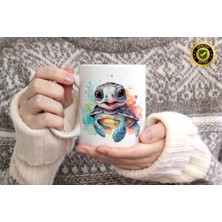 Willow Store Sevimli Kaplumbağa 7 Figürlü Porselen Kupa Bardak,yüksek Kalite,hediyelik