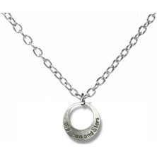 "moon Of My Life" Yazılı Kolye 60 cm Zincirli | Game Of Thrones Temalı Romantik Unisex Takı