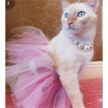 Feyza Design Sevimli Kedi Tütü Etek, Renkli ve Rahat, Çocuklar Için Şık Tasarım