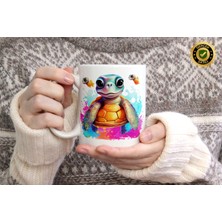 Willow Store Sevimli Kaplumbağa 13 Figürlü Porselen Kupa Bardak,yüksek Kalite,hediyelik