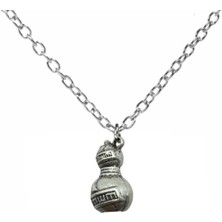 Naruto Gaara Sembol Kolye – Anime Temalı Unisex Zamak Kaplama 60 cm Zincirli Kolye