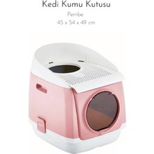 Feyza Design Çift Kapılı Sevimli Kedi Tuvaleti, Şık ve Kullanışlı Tasarım