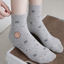 Gigi Giyim Kurdele Desen Bambu Uzun Konçlu Dikişsiz Kadın Çorap