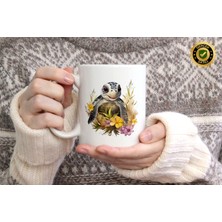 Willow Store Sevimli Kaplumbağa 1 Figürlü Porselen Kupa Bardak,yüksek Kalite,hediyelik